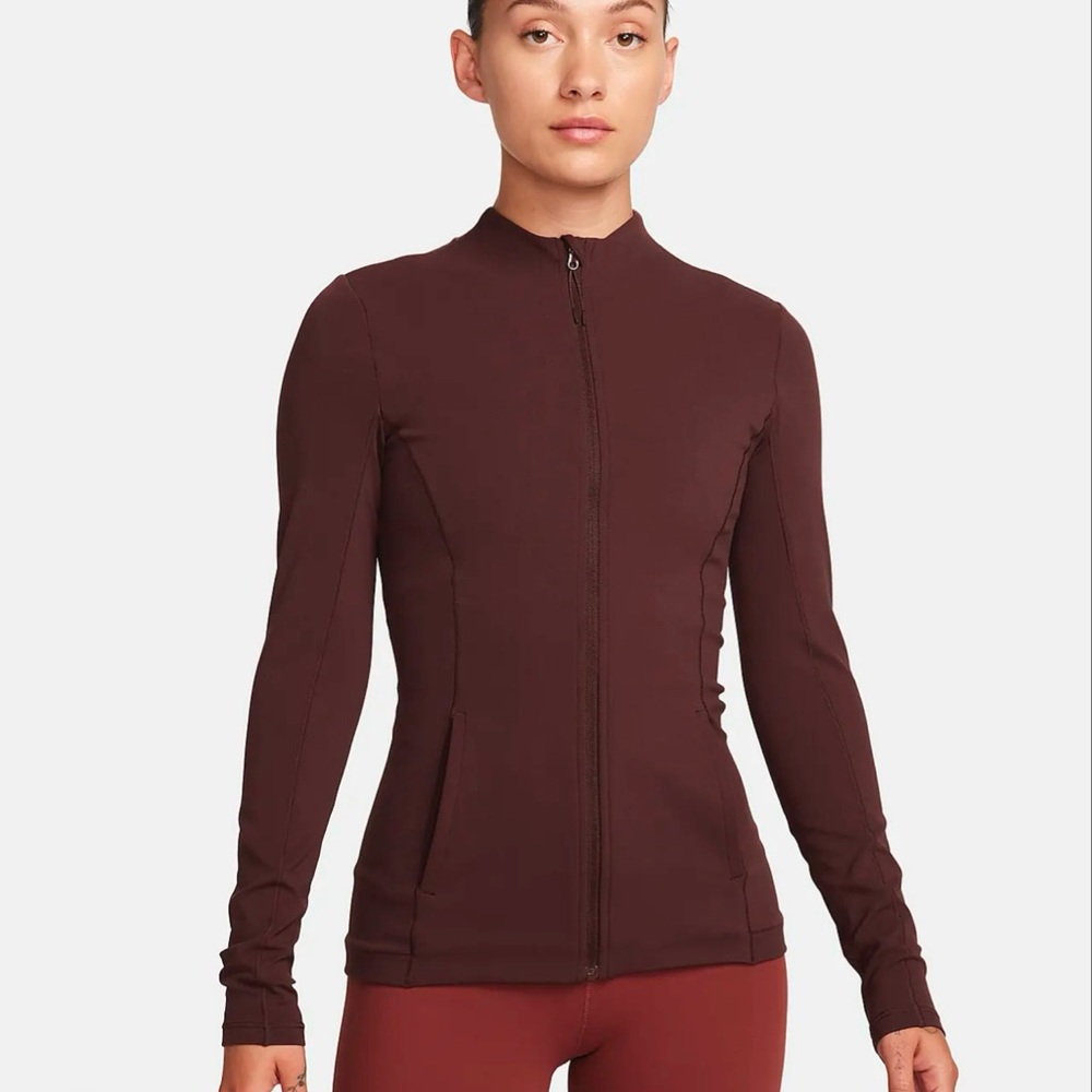 Women's Nike Yoga Dri-Fit Zip-Up Top Jacket NWOT